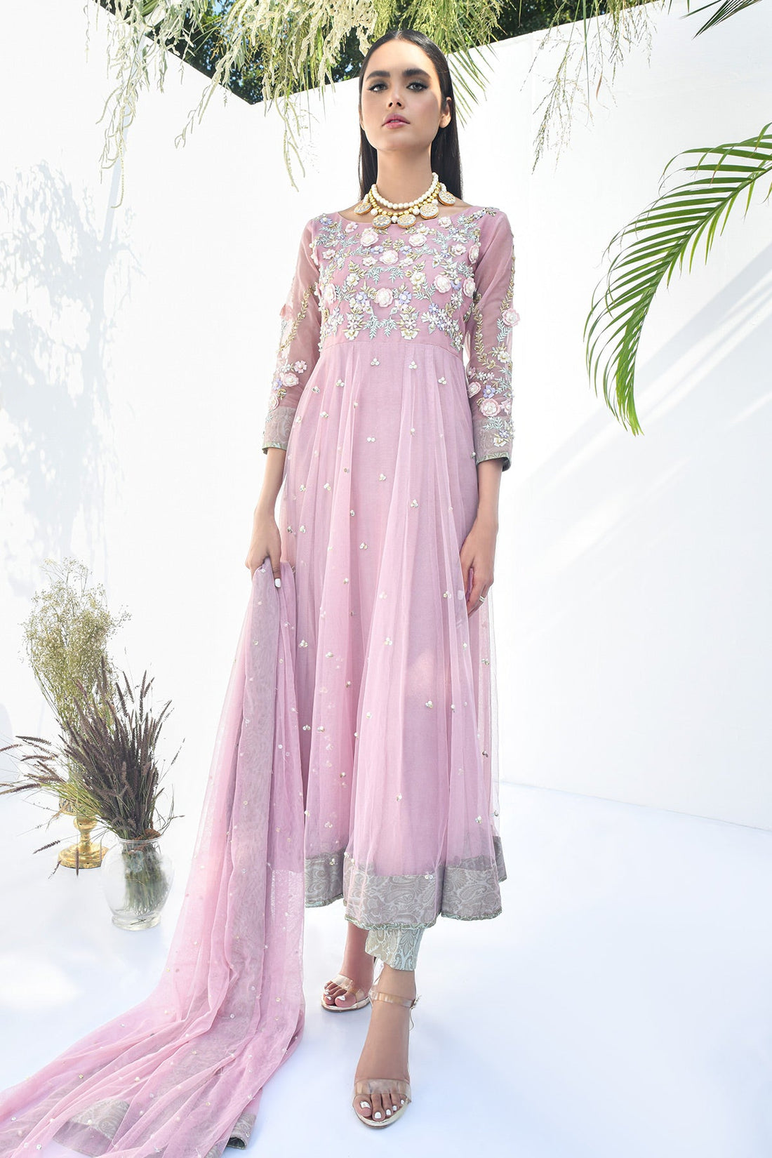 Fatima Khan | Luxury Pret 24 | BALLET PINK by Fatima Khan - Designer Dress - Type: Luxury - Available at Libayah - 100% Original