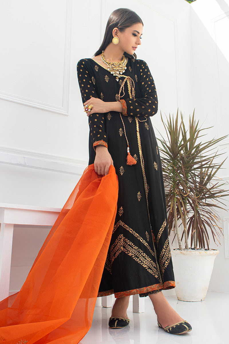 Fatima Khan | Luxury Pret 24 | BLACK ROSE by Fatima Khan - Designer Dress - Type: Luxury - Available at Libayah - 100% Original