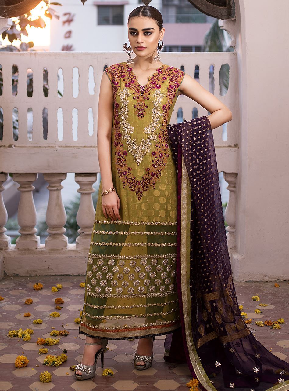 Zainab Chottani | Semi Formals | KIRANA by Zainab Chottani - Designer Dress - Type: Ladies Clothes - Available at Libayah - 100% Original