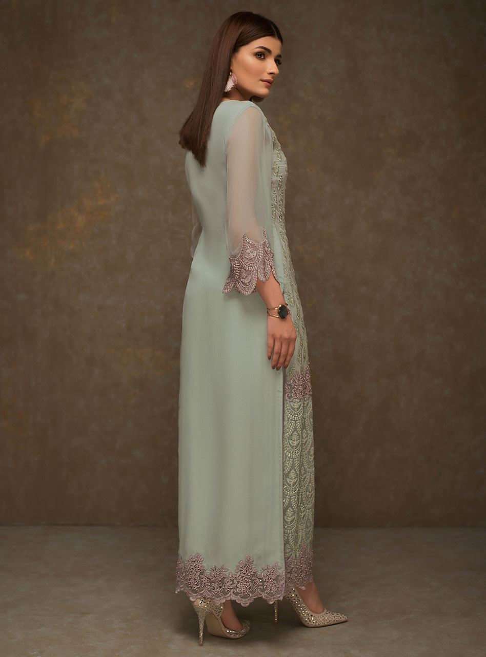 Zainab Chottani | Luxury Pret | CRÈME DE MINT by Zainab Chottani - Designer Dress - Type: Ladies Clothes - Available at Libayah - 100% Original