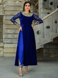 Zainab Chottani | Semi Formals | VIVA LA COBALT by Zainab Chottani - Designer Dress - Type: Ladies Clothes - Available at Libayah - 100% Original
