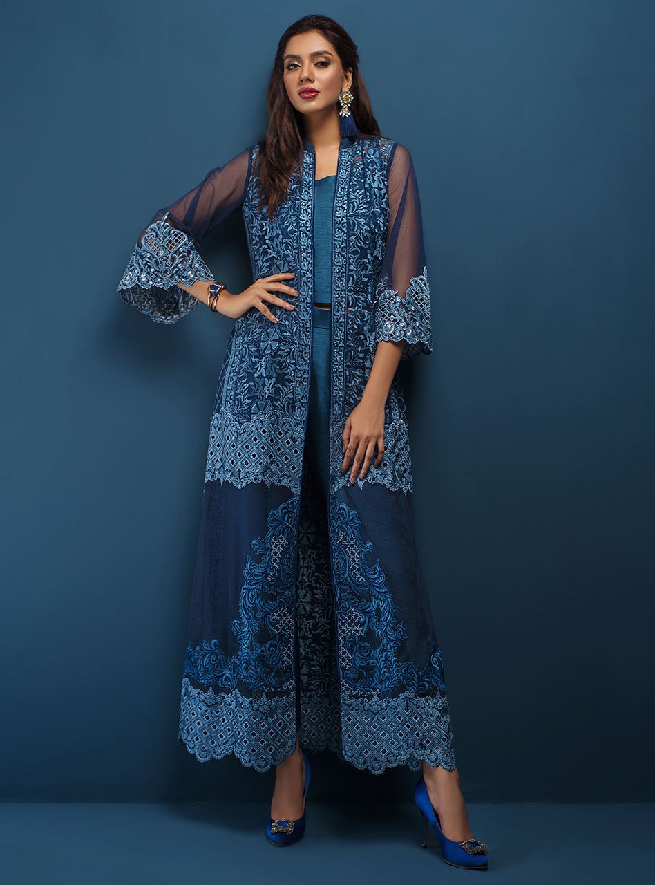 Zainab Chottani | Luxury Pret | MIDNIGHT SYMPHONY by Zainab Chottani - Designer Dress - Type: Ladies Clothes - Available at Libayah - 100% Original
