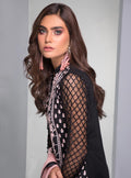 Zainab Chottani | Casual Pret | BLACK TEA ROSE by Zainab Chottani - Designer Dress - Type: Casual - Available at Libayah - 100% Original