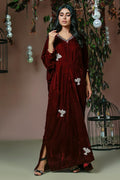 Ansab Jahangir | Bow Velvet Edit | MYSTIC GLORY by Ansab Jahangir - Designer Dress - Type: Ladies Clothes - Available at Libayah - 100% Original