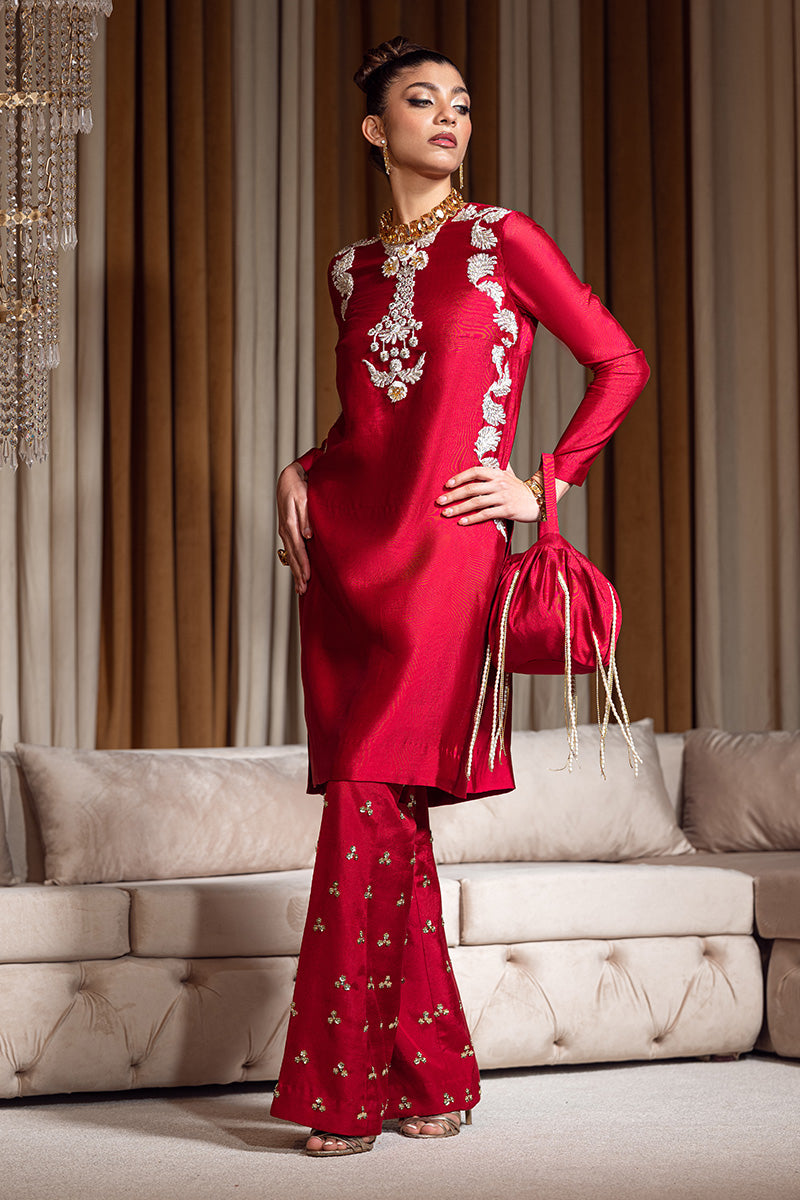 Huate Form | Luxury Pret | Fire Of Love by Haute Form - Designer Dress - Type: Ladies Clothes - Available at Libayah - 100% Original