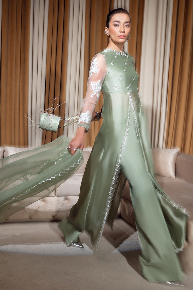 Huate Form | Luxury Pret | Mint Night by Haute Form - Designer Dress - Type: Ladies Clothes - Available at Libayah - 100% Original