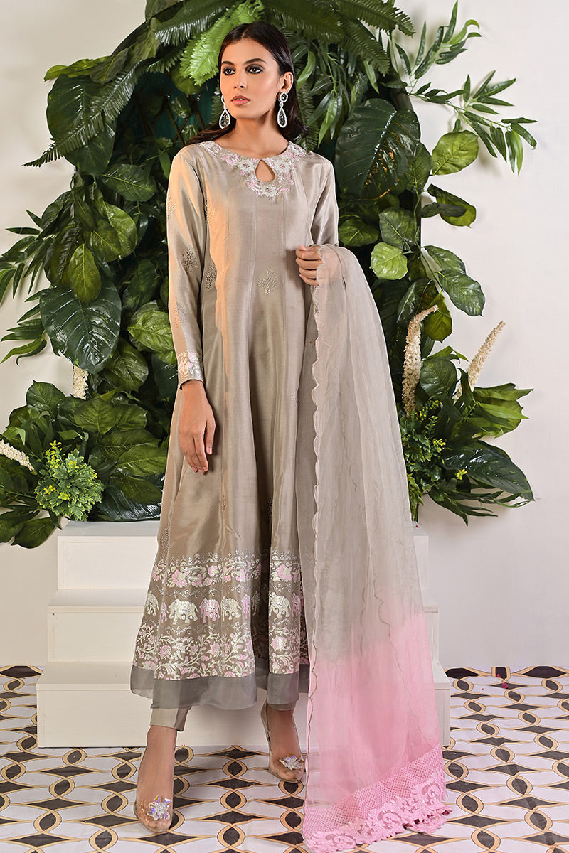 Ansab Jahangir | Luxury Silk Pret | ETERNAL LOVE by Ansab Jahangir - Designer Dress - Type: Ladies Clothes - Available at Libayah - 100% Original