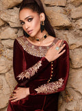 Zainab Chottani | Semi Formals | ALIZARIN CRIMSON by Zainab Chottani - Designer Dress - Type: Ladies Clothes - Available at Libayah - 100% Original