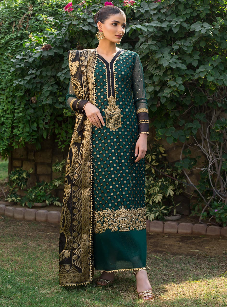Zainab Chottani | Semi Formals | ZEVAR by Zainab Chottani - Designer Dress - Type: Formal - Available at Libayah - 100% Original