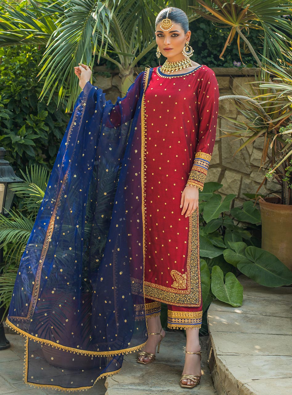 Zainab Chottani | Semi Formals | MEHTAB by Zainab Chottani - Designer Dress - Type: Ladies Clothes - Available at Libayah - 100% Original