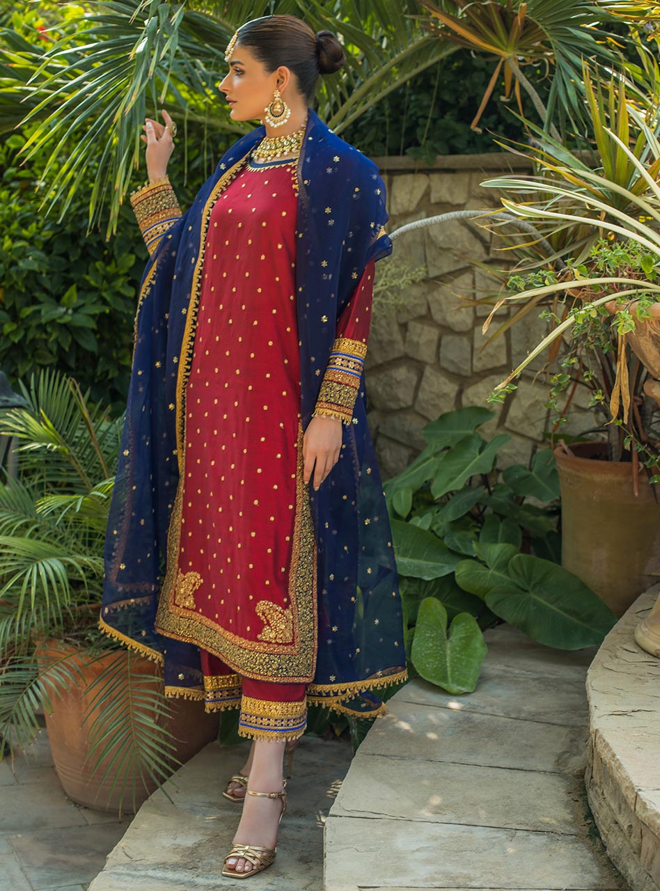 Zainab Chottani | Semi Formals | MEHTAB by Zainab Chottani - Designer Dress - Type: Ladies Clothes - Available at Libayah - 100% Original