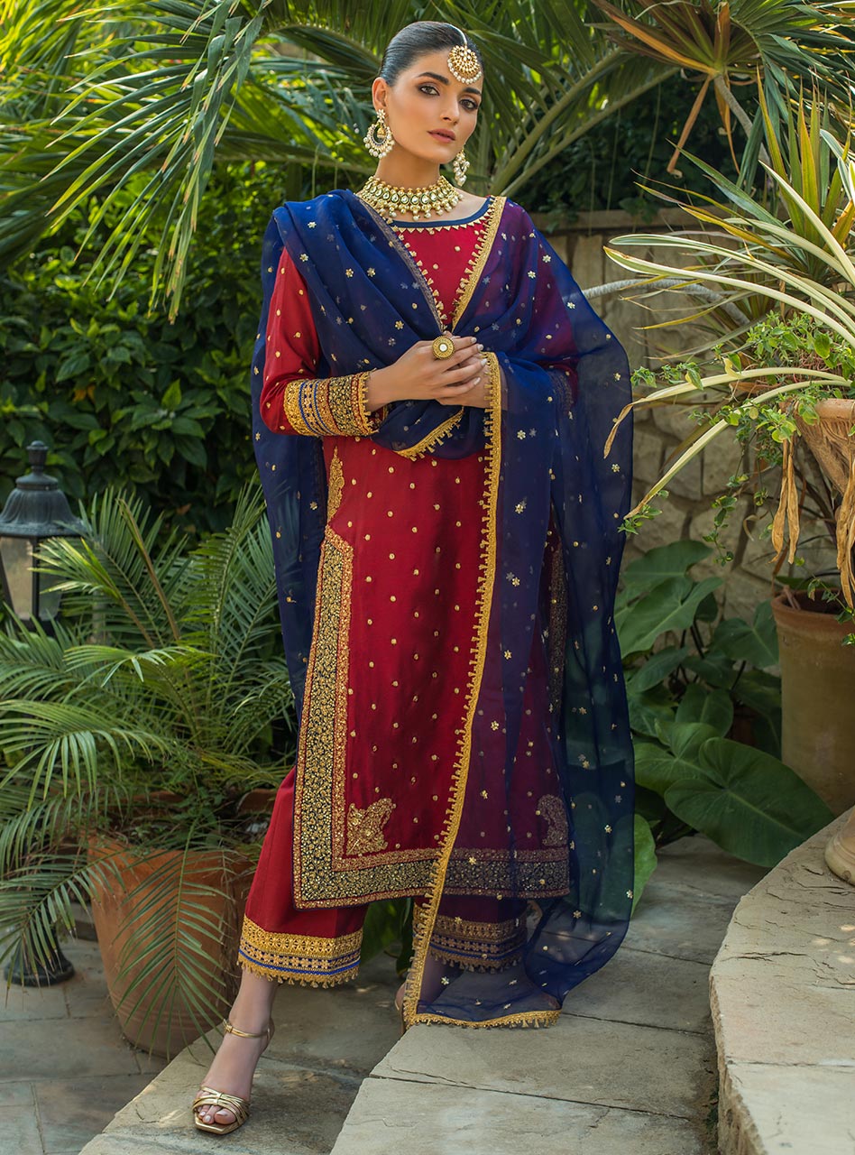 Zainab Chottani | Semi Formals | MEHTAB by Zainab Chottani - Designer Dress - Type: Ladies Clothes - Available at Libayah - 100% Original