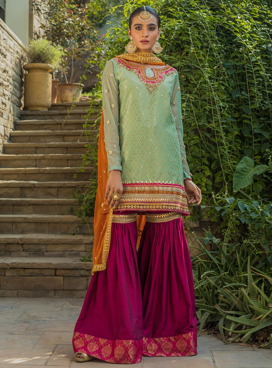 Zainab Chottani | Semi Formals | MEHAK by Zainab Chottani - Designer Dress - Type: Formal - Available at Libayah - 100% Original