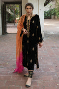 Ansab Jahangir | Bow Velvet Edit | MIDNIGHT FANTASY by Ansab Jahangir - Designer Dress - Type: Ladies Clothes - Available at Libayah - 100% Original