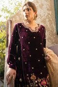 Ansab Jahangir | Bow Velvet Edit | WINTER HAZE by Ansab Jahangir - Designer Dress - Type: Ladies Clothes - Available at Libayah - 100% Original