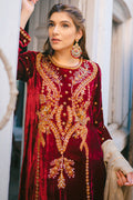 Ansab Jahangir | Bow Velvet Edit | STARRY NIGHT by Ansab Jahangir - Designer Dress - Type: Ladies Clothes - Available at Libayah - 100% Original