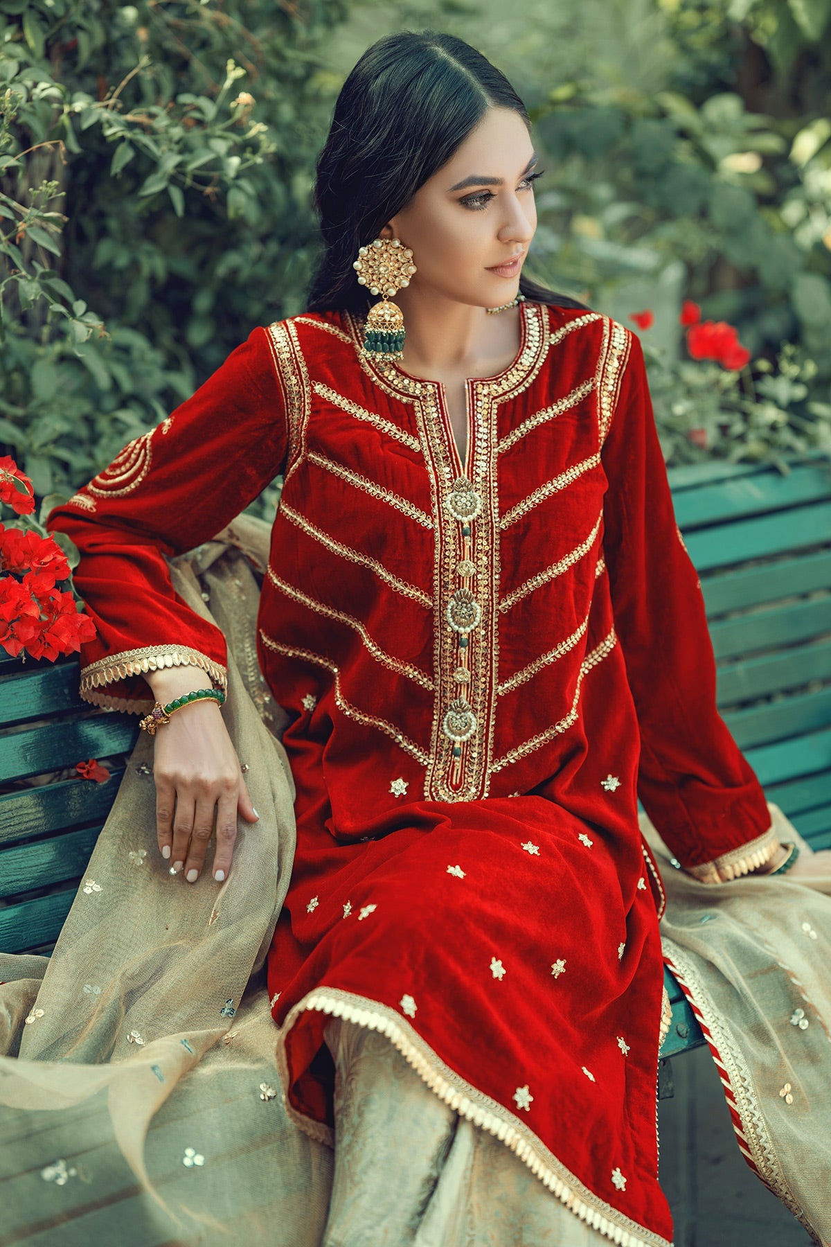 Annus Abrar | Semi Formals | AFSHAN-RUBY by Annus Abrar - Designer Dress - Type: Ladies Clothes - Available at Libayah - 100% Original