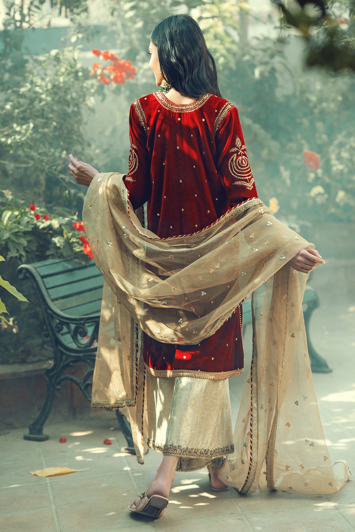 Annus Abrar | Semi Formals | AFSHAN-RUBY by Annus Abrar - Designer Dress - Type: Ladies Clothes - Available at Libayah - 100% Original