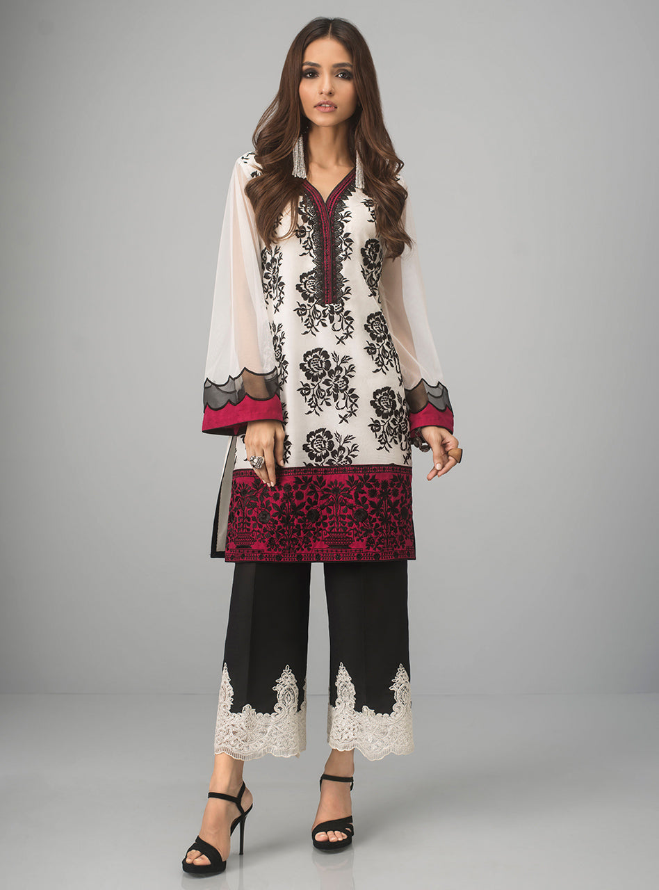 Zainab Chottani | Luxury Pret | BLACK ROSE by Zainab Chottani - Designer Dress - Type: Ladies Clothes - Available at Libayah - 100% Original