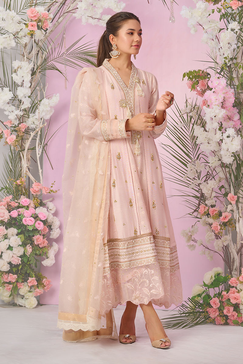 Fatima Khan | Luxury Pret 24 | CARDINAL RED by Fatima Khan - Designer Dress - Type: Luxury - Available at Libayah - 100% Original