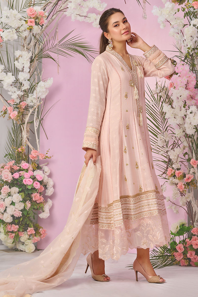 Fatima Khan | Luxury Pret 24 | CARDINAL RED by Fatima Khan - Designer Dress - Type: Luxury - Available at Libayah - 100% Original