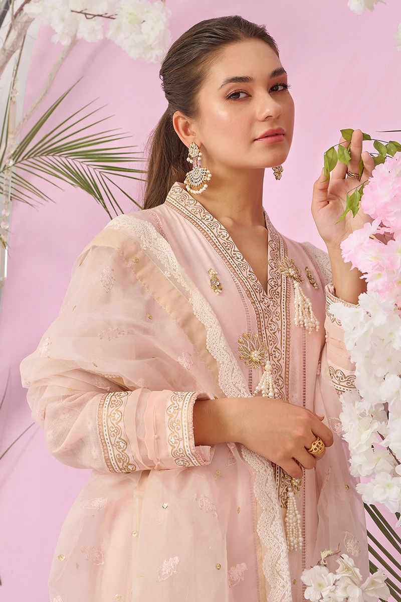 Fatima Khan | Luxury Pret 24 | CARDINAL RED by Fatima Khan - Designer Dress - Type: Luxury - Available at Libayah - 100% Original
