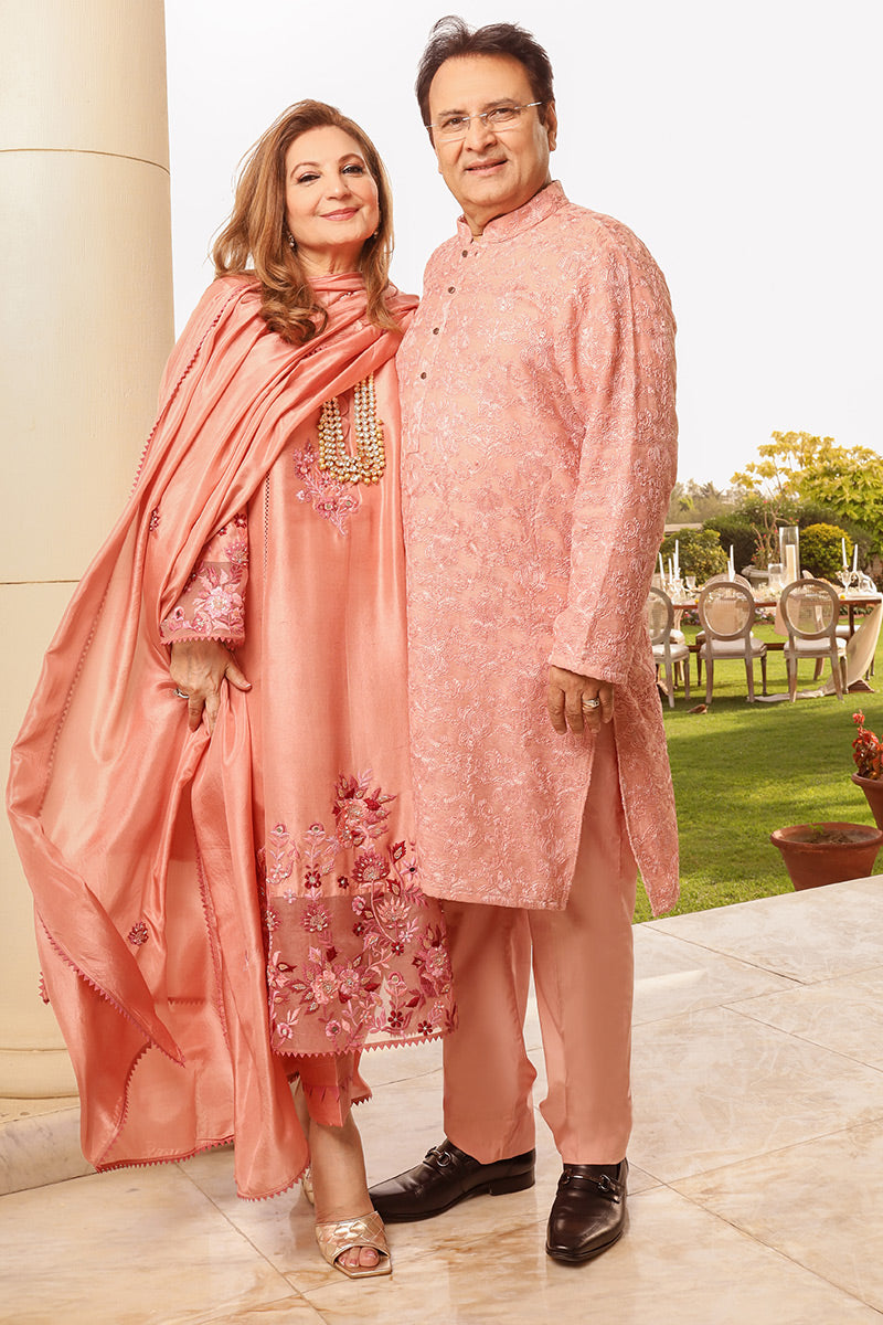 Ansab Jahangir | Luxury Silk Pret | MOIRE by Ansab Jahangir - Designer Dress - Type: Ladies Clothes - Available at Libayah - 100% Original