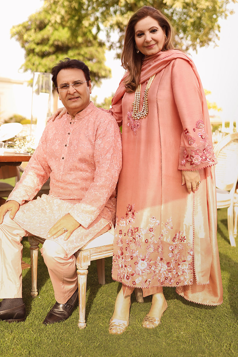 Ansab Jahangir | Luxury Silk Pret | MOIRE by Ansab Jahangir - Designer Dress - Type: Ladies Clothes - Available at Libayah - 100% Original