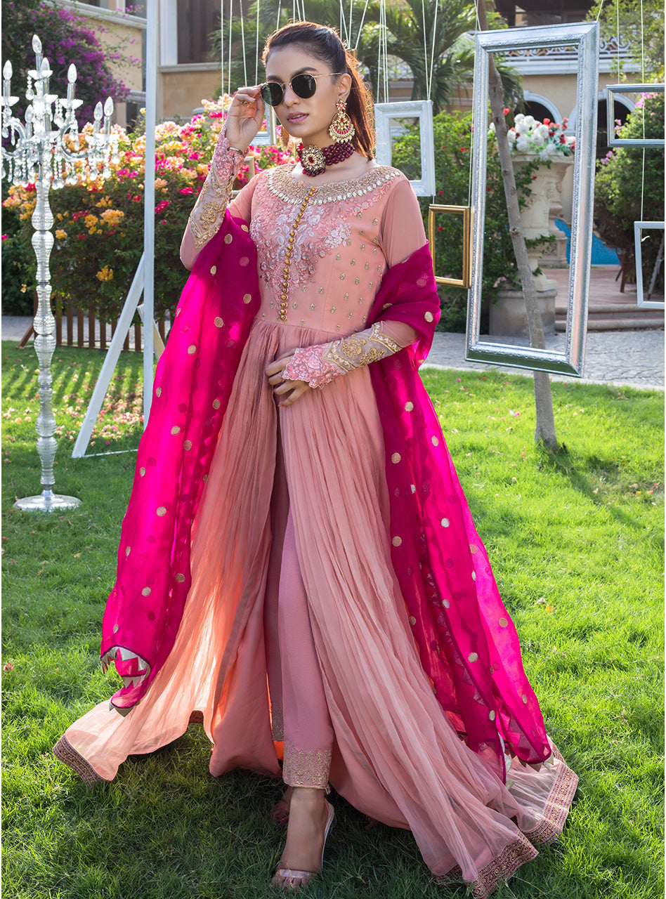 Zainab Chottani | Semi Formals | NAZAKAT by Zainab Chottani - Designer Dress - Type: Ladies Clothes - Available at Libayah - 100% Original