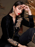 Zainab Chottani | Luxury Pret | BLACK SANDSTONE by Zainab Chottani - Designer Dress - Type: Ladies Clothes - Available at Libayah - 100% Original