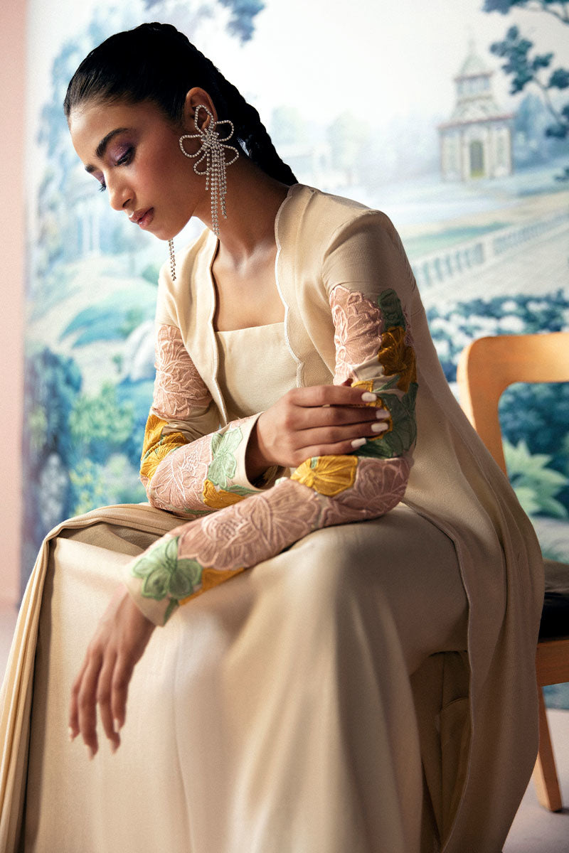 Huate Form | Luxury Pret | IVORY BLOOM by Haute Form - Designer Dress - Type: Ladies Clothes - Available at Libayah - 100% Original