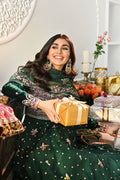 Ansab Jahangir | Bow Velvet Edit | FOREST by Ansab Jahangir - Designer Dress - Type: Ladies Clothes - Available at Libayah - 100% Original