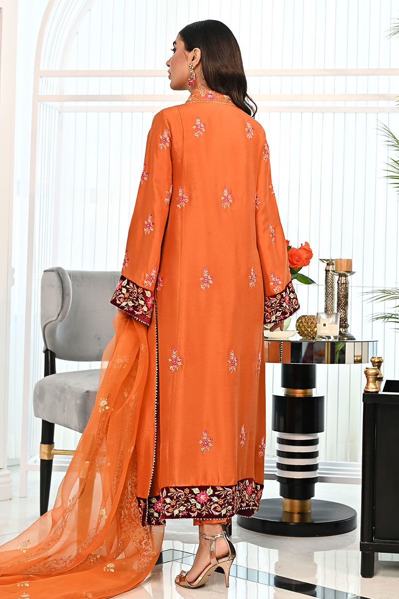 Ansab Jahangir | Bow Velvet Edit | PHOENIX by Ansab Jahangir - Designer Dress - Type: Ladies Clothes - Available at Libayah - 100% Original