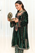 Ansab Jahangir | Bow Velvet Edit | LYLAH by Ansab Jahangir - Designer Dress - Type: Ladies Clothes - Available at Libayah - 100% Original