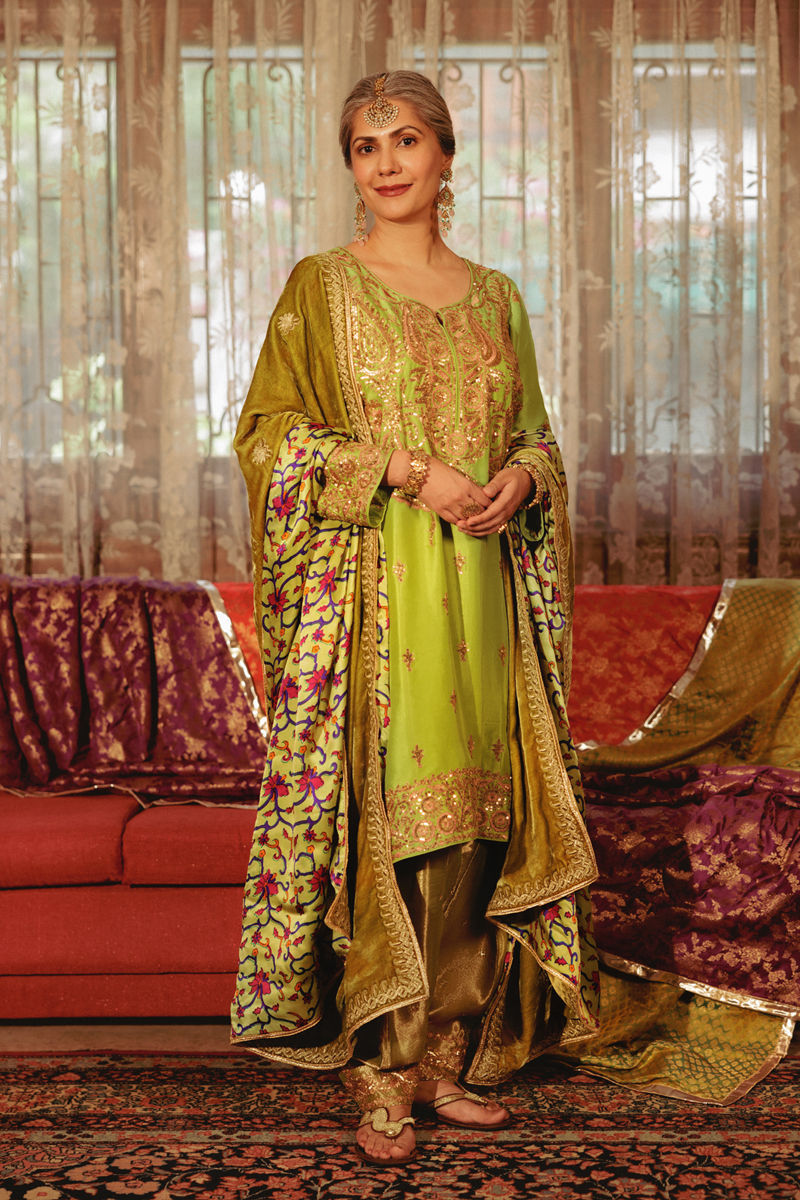 The Pink Tree Company | Mehru Ka Biyah | CITRUS GLORY by The Pink Tree Company - Designer Dress - Type: Formal - Available at Libayah - 100% Original