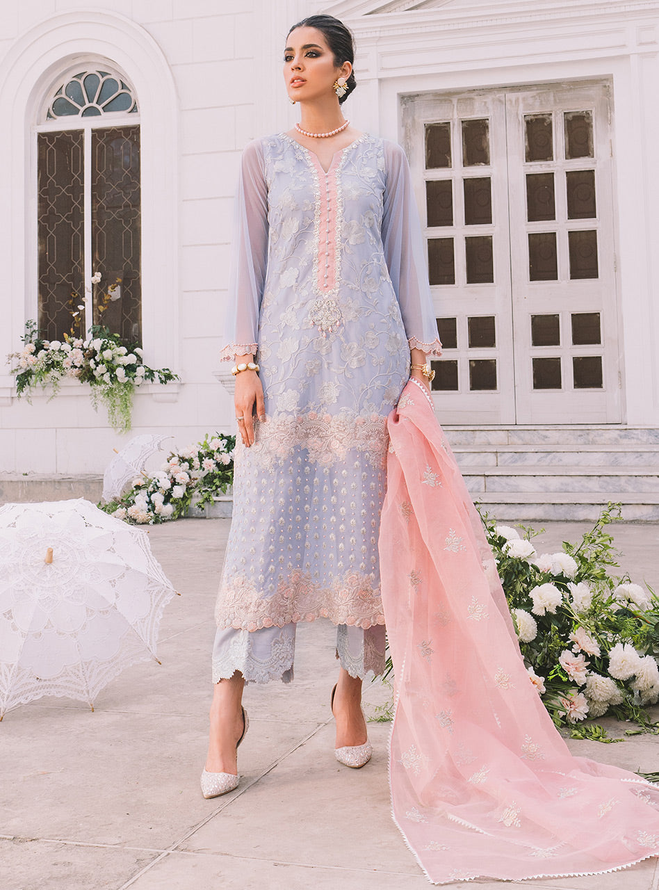 Zainab Chottani | Luxury Pret | BLUSH GRAPHITE by Zainab Chottani - Designer Dress - Type: Ladies Clothes - Available at Libayah - 100% Original