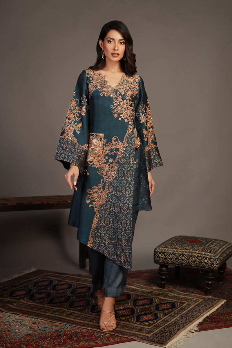 Shamaeel Ansari | Royal Vogue Formals | RV-02 by Shamaeel Ansari - Designer Dress - Type: Ladies Clothes - Available at Libayah - 100% Original