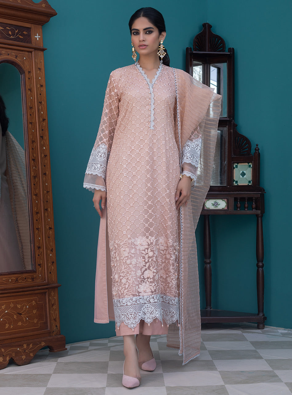 Zainab Chottani | Casual Pret | PINK PEARL by Zainab Chottani - Designer Dress - Type: Casual - Available at Libayah - 100% Original
