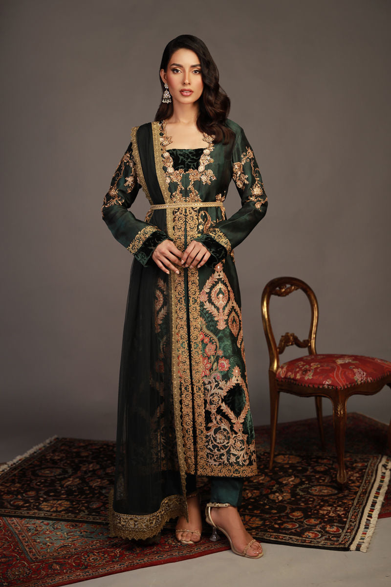 Shamaeel Ansari | Royal Vogue Formals | RV-09 by Shamaeel Ansari - Designer Dress - Type: Ladies Clothes - Available at Libayah - 100% Original