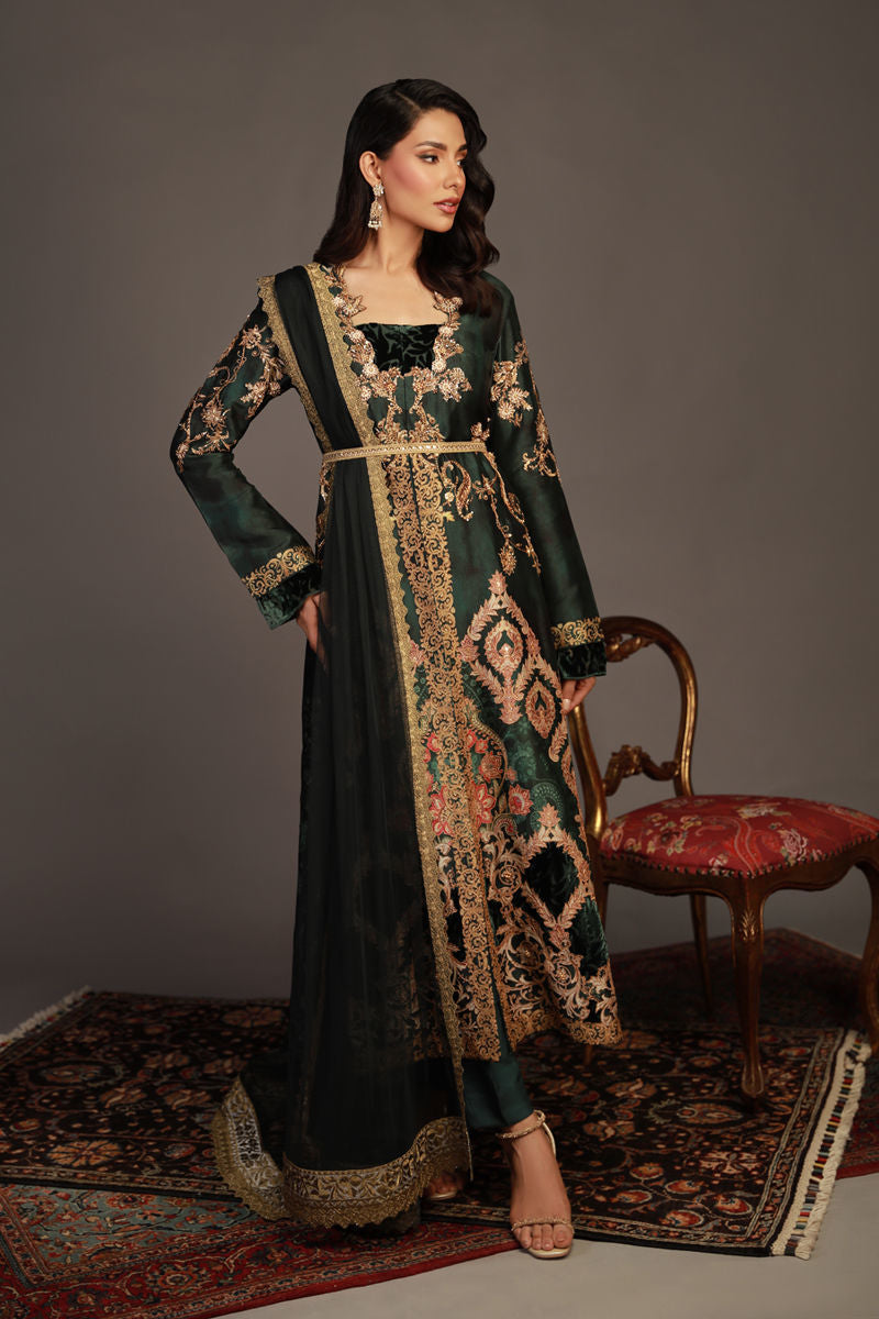 Shamaeel Ansari | Royal Vogue Formals | RV-09 by Shamaeel Ansari - Designer Dress - Type: Ladies Clothes - Available at Libayah - 100% Original
