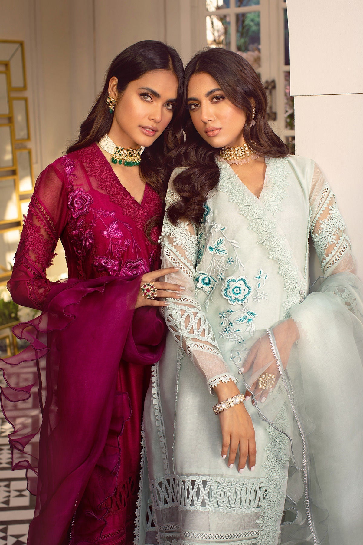 Annus Abrar | Designer Picks 24 | CALLA-CRANBERRY by Annus Abrar - Designer Dress - Type: Ladies Clothes - Available at Libayah - 100% Original