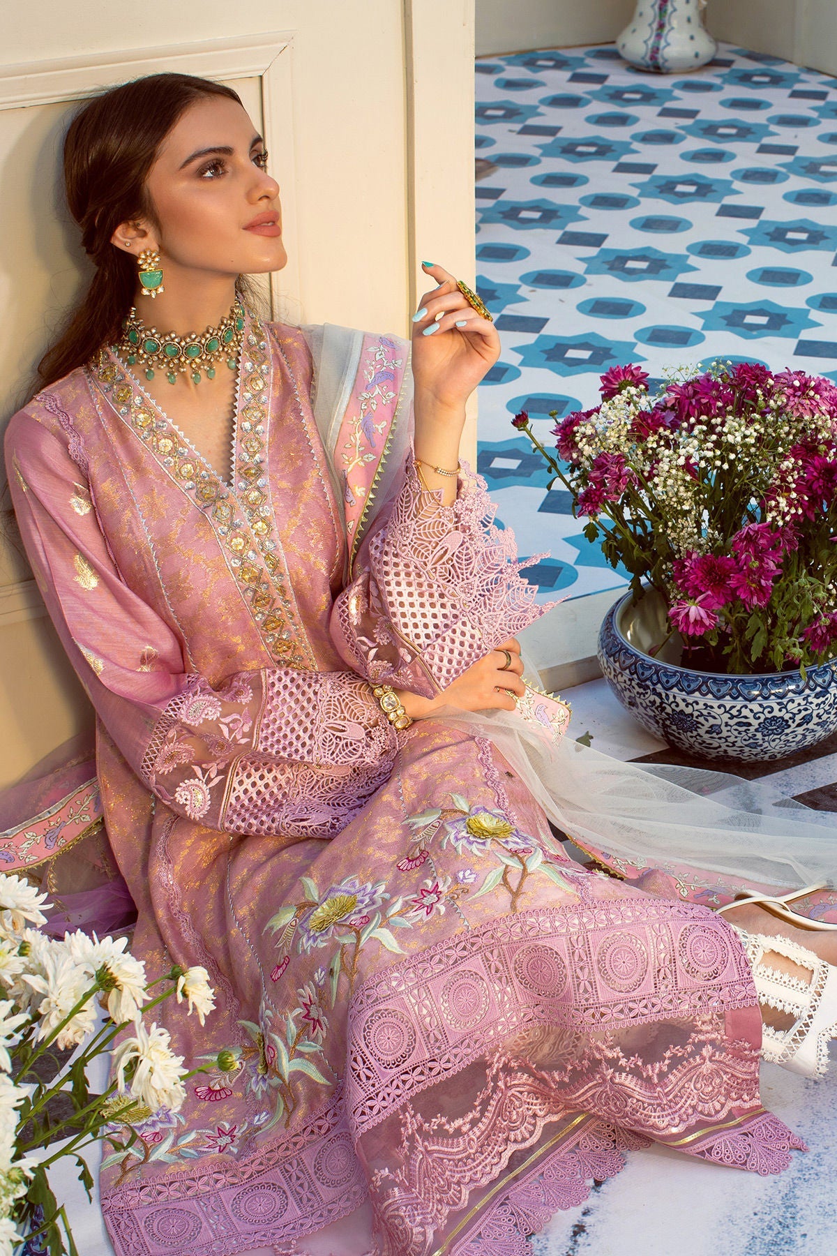 Annus Abrar | Designer Picks 24 | RIZEEN - LILAC by Annus Abrar - Designer Dress - Type: Ladies Clothes - Available at Libayah - 100% Original