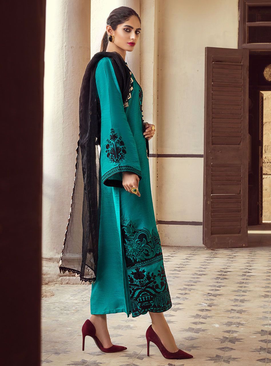 Zainab Chottani | Casual Pret | EMERALD ORCHID by Zainab Chottani - Designer Dress - Type: Casuals - Available at Libayah - 100% Original