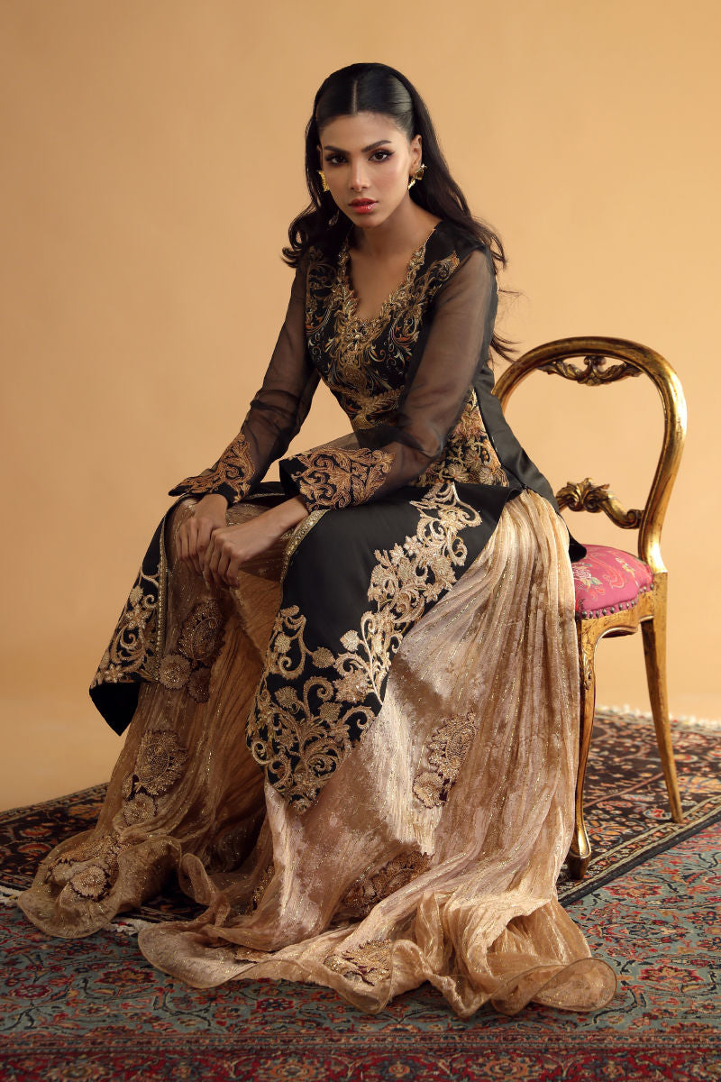 Shamaeel Ansari | Divine Couture | DC-04 by Shamaeel Ansari - Designer Dress - Type: Ladies Clothes - Available at Libayah - 100% Original