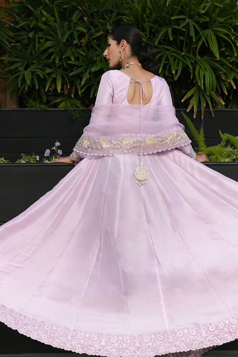 Ansab Jahangir | Luxury Silk Pret | HEIRLOOM LILAC by Ansab Jahangir - Designer Dress - Type: Ladies Clothes - Available at Libayah - 100% Original