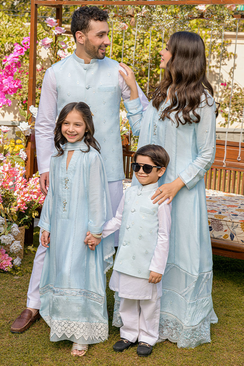 Fatima Khan | Best Sellers 24 | BLIZZARD BLUE by Fatima Khan - Designer Dress - Type: Luxury - Available at Libayah - 100% Original