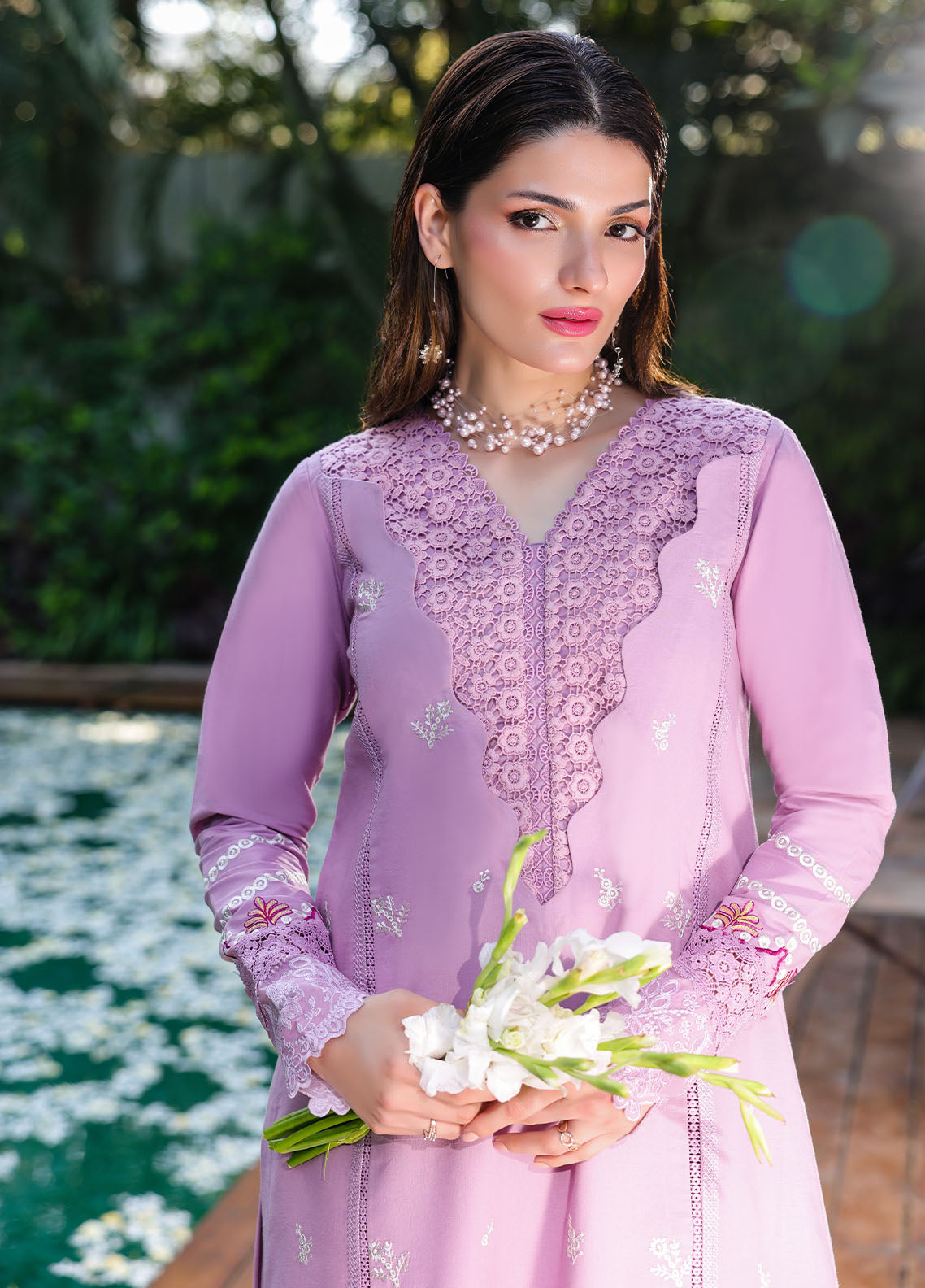 Sahane | Lovent Embroidered Pret 25 | ME23002 Helena by Sahane - Designer Dress - Type: Ladies Clothes - Available at Libayah - 100% Original