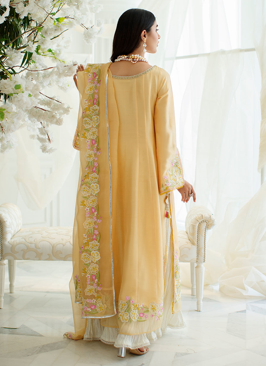 Farah Talib Aziz | Designer Picks 24 | MIMOSA SHIRT AND DUPATTA by Farah Talib Aziz - Designer Dress - Type: Ladies Clothes - Available at Libayah - 100% Original