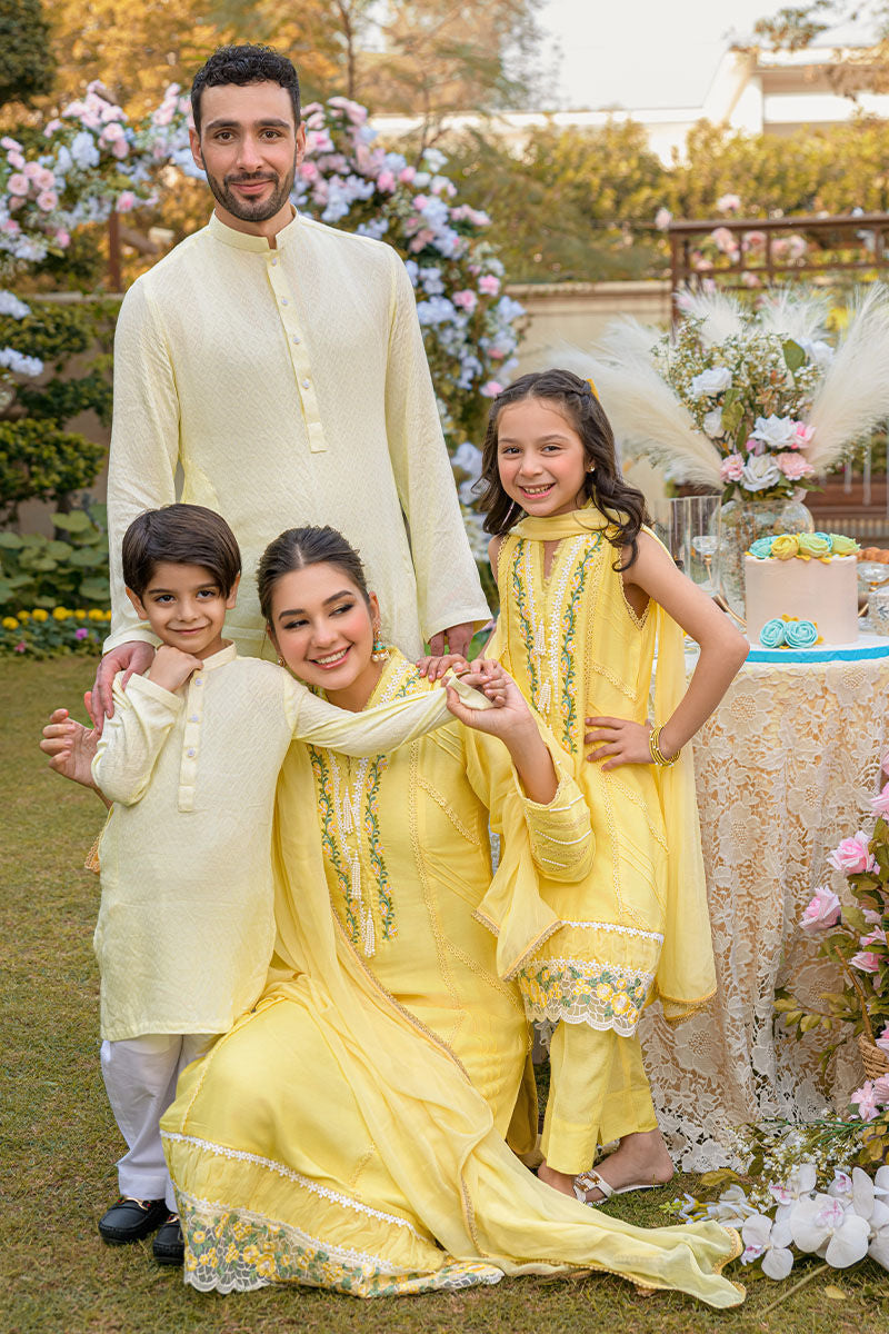 Fatima Khan | Luxury Pret 24 | VIVID YELLOW by Fatima Khan - Designer Dress - Type: Luxury - Available at Libayah - 100% Original