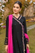 Fatima Khan | Luxury Pret 24 | BERRY BLACK by Fatima Khan - Designer Dress - Type: Luxury - Available at Libayah - 100% Original